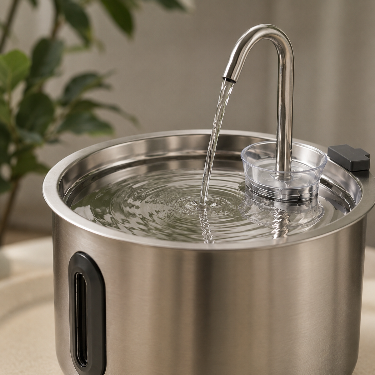 Wasserbewegung im laufenden Betrieb
